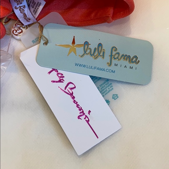 NWT: LULI FAMA: Bustier Bikini Top Sz: M - Picture 4 of 5